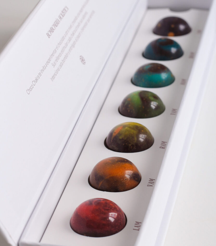 Bombones artesanales chakras Choco Chakra